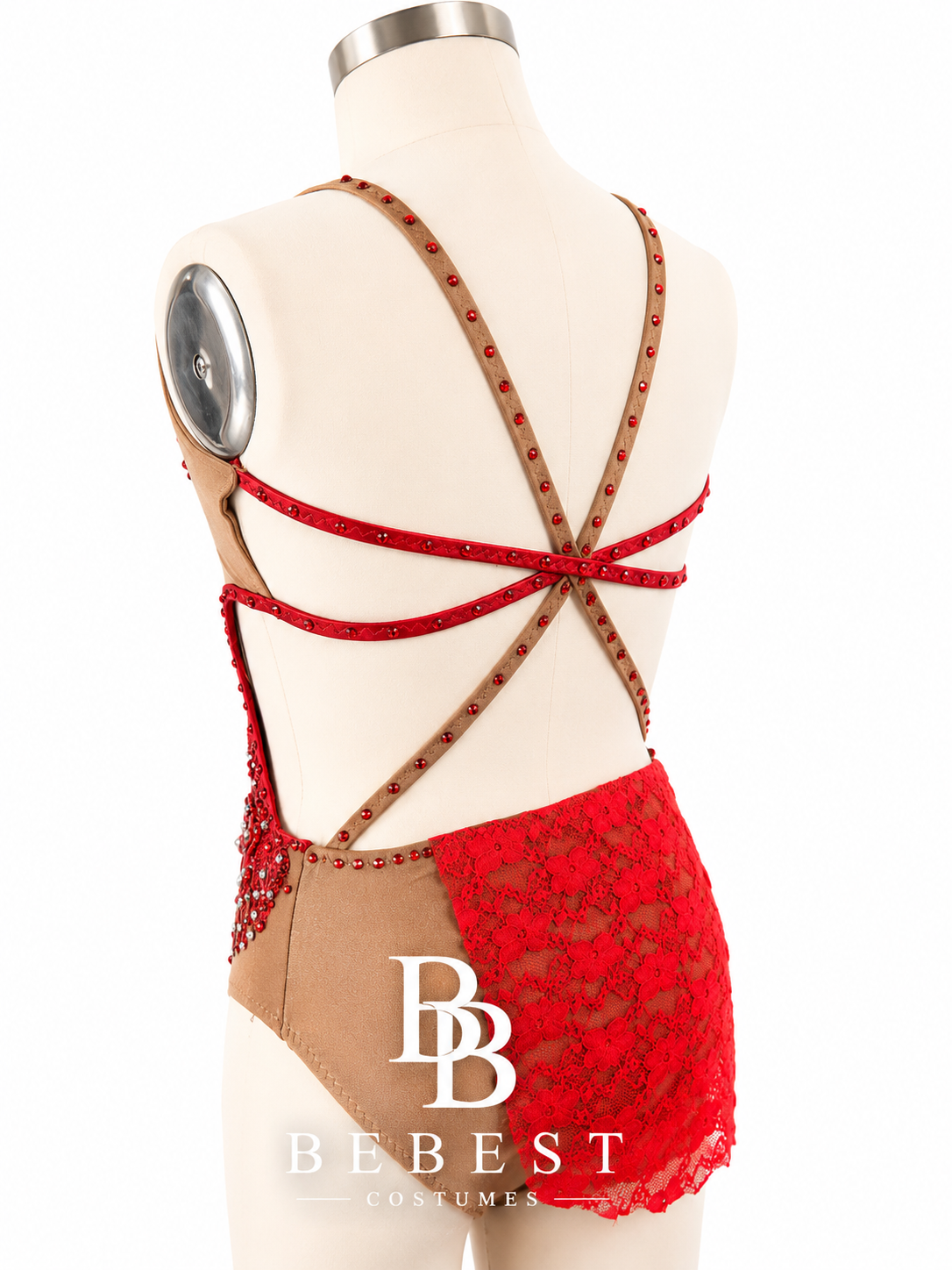 Red Contemporary Dance Costume | Handmade One-of-a-