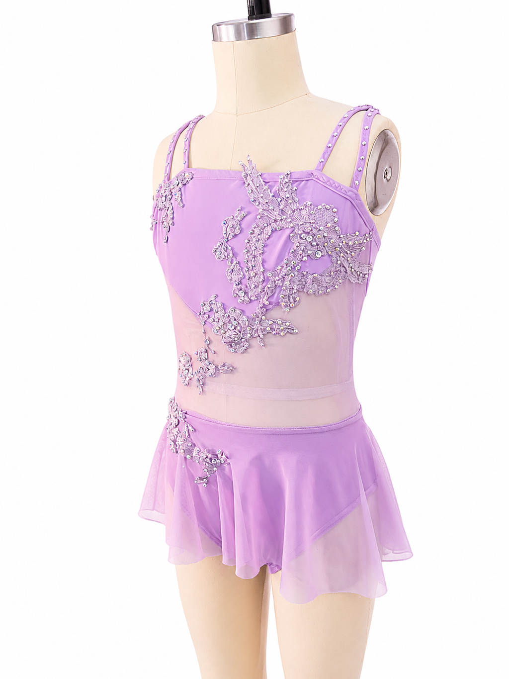 Lavender Contemporary Dance Costume | Handmade One-of-a-Kind Lyrical Competition Costume