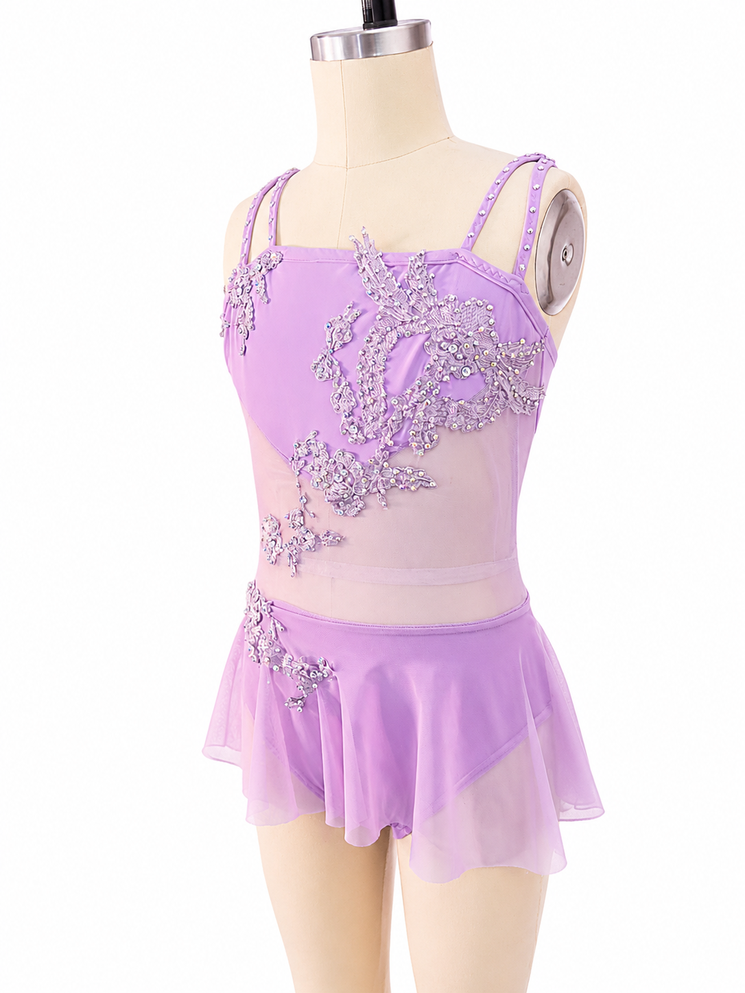 Lavender Contemporary Dance Costume | Handmade One-of-a-Kind Lyrical Competition Costume