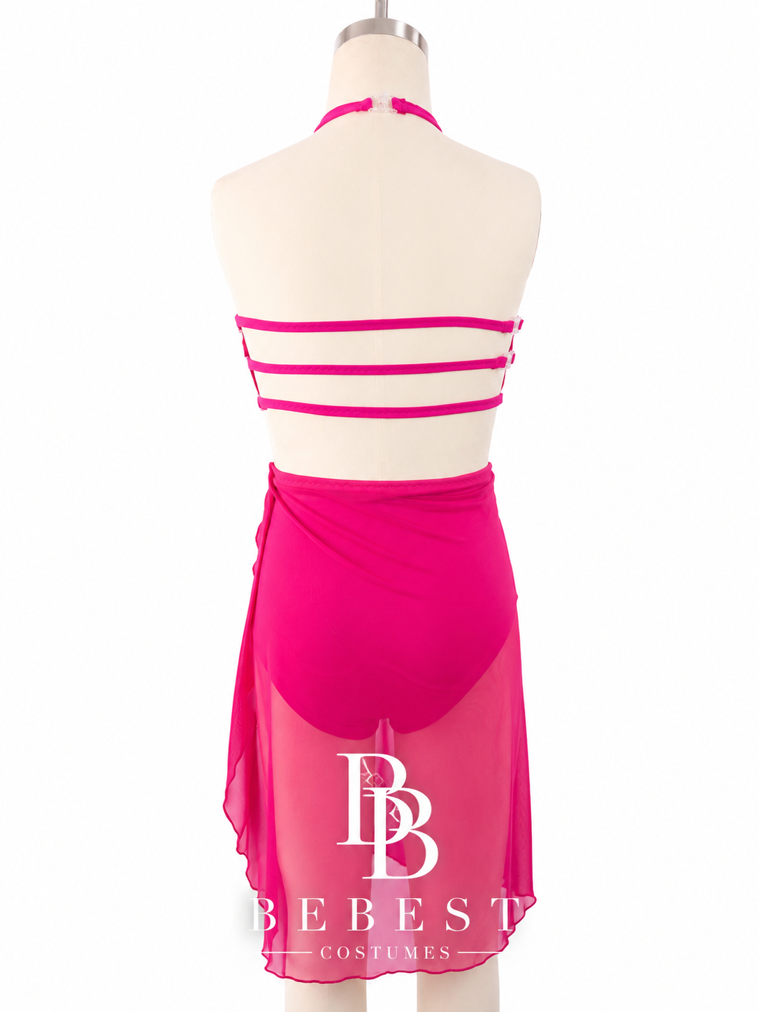 Hot Pink Contemporary Dance Costume | Handmade Competition Dance Costume