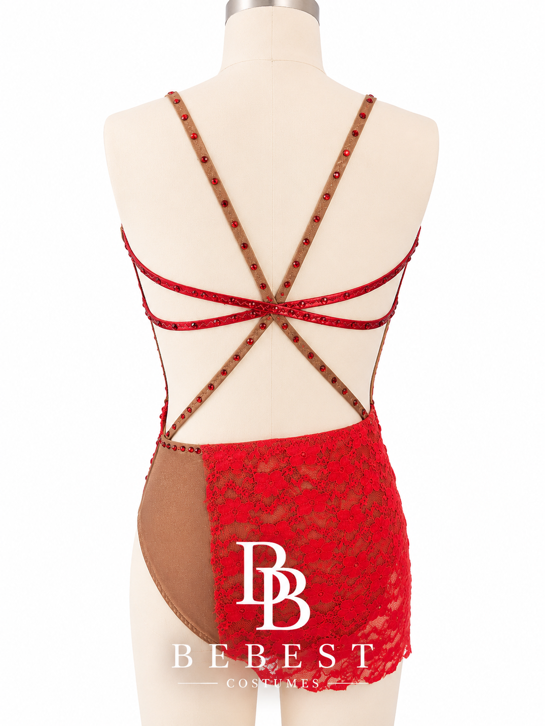 Red Contemporary Dance Costume | Handmade One-of-a-