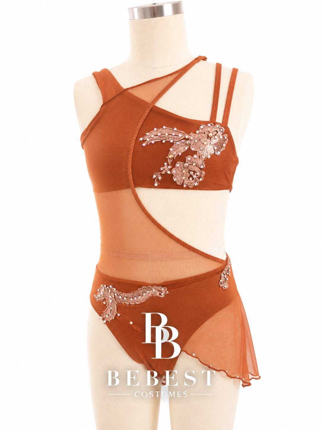 Burnt Sienna once piece Costume - Youth size 8