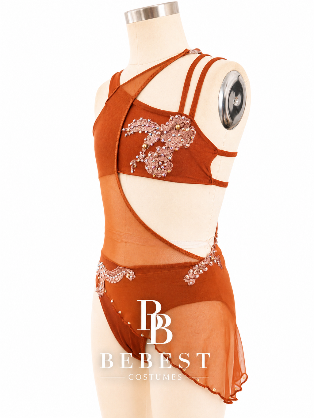 Burnt Sienna once piece Costume - Youth size 8