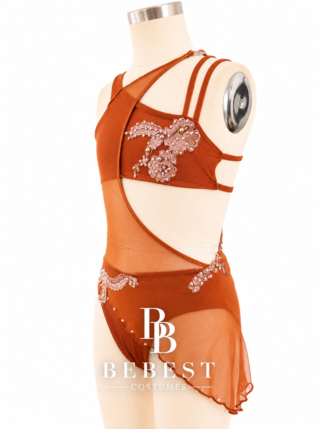 Burnt Sienna once piece Costume - Youth size 8