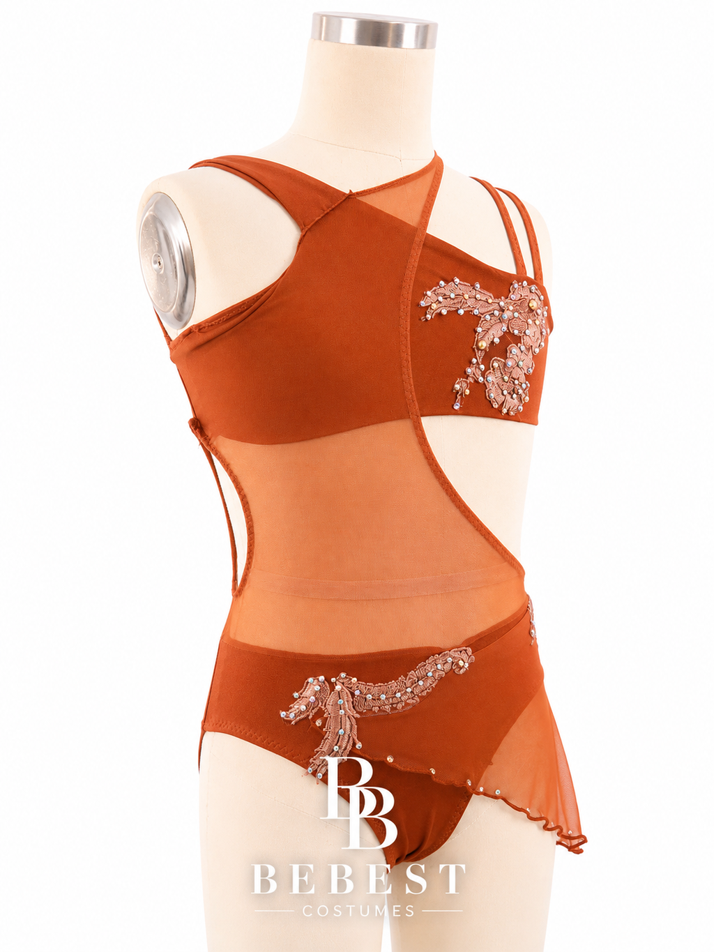 Burnt Sienna once piece Costume - Youth size 8