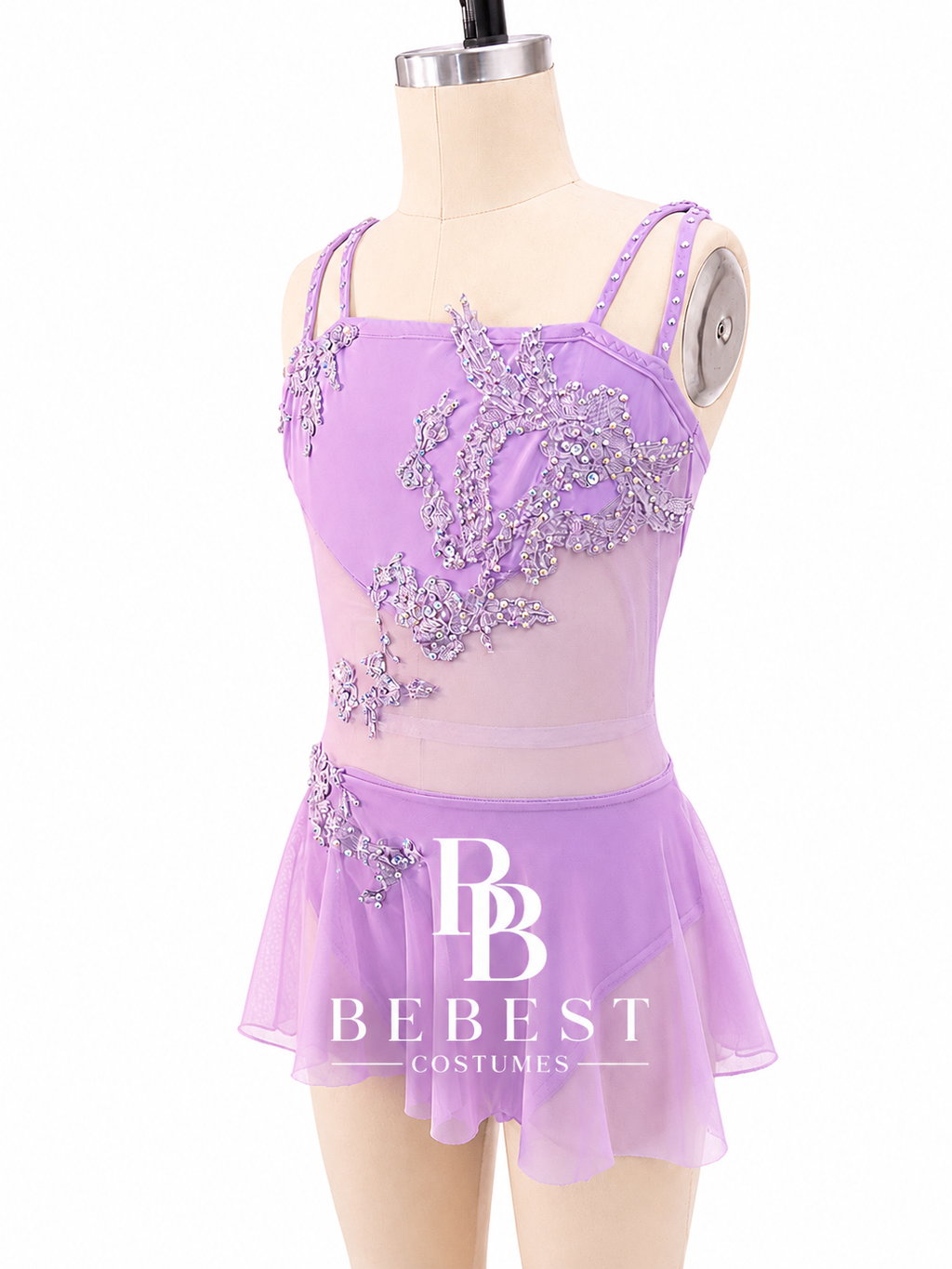 Lavender Contemporary Dance Costume | Handmade One-of-a-Kind Lyrical Competition Costume